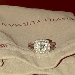 David Yurman Petite Albion Ring - Prasiolite
